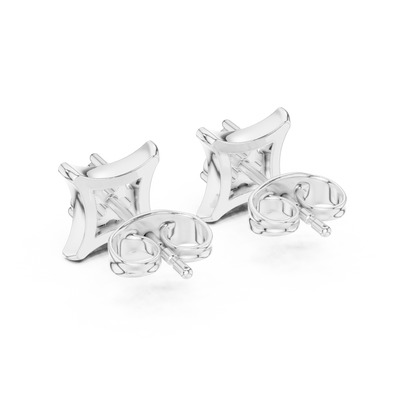 Regal Trifecta Frame Diamond Studs