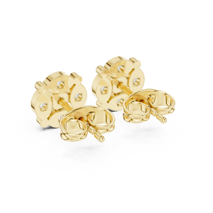 Regal Fourfold Bloom Diamond Studs