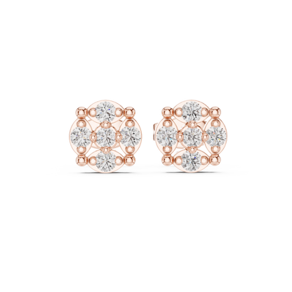 Regal Fourfold Bloom Diamond Studs