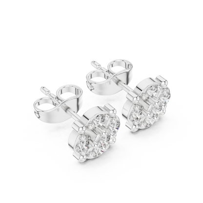 Regal Fourfold Bloom Diamond Studs