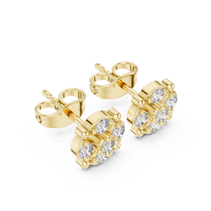 Regal Fourfold Bloom Diamond Studs