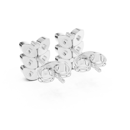 Triple Bloom Butterfly Diamond Studs