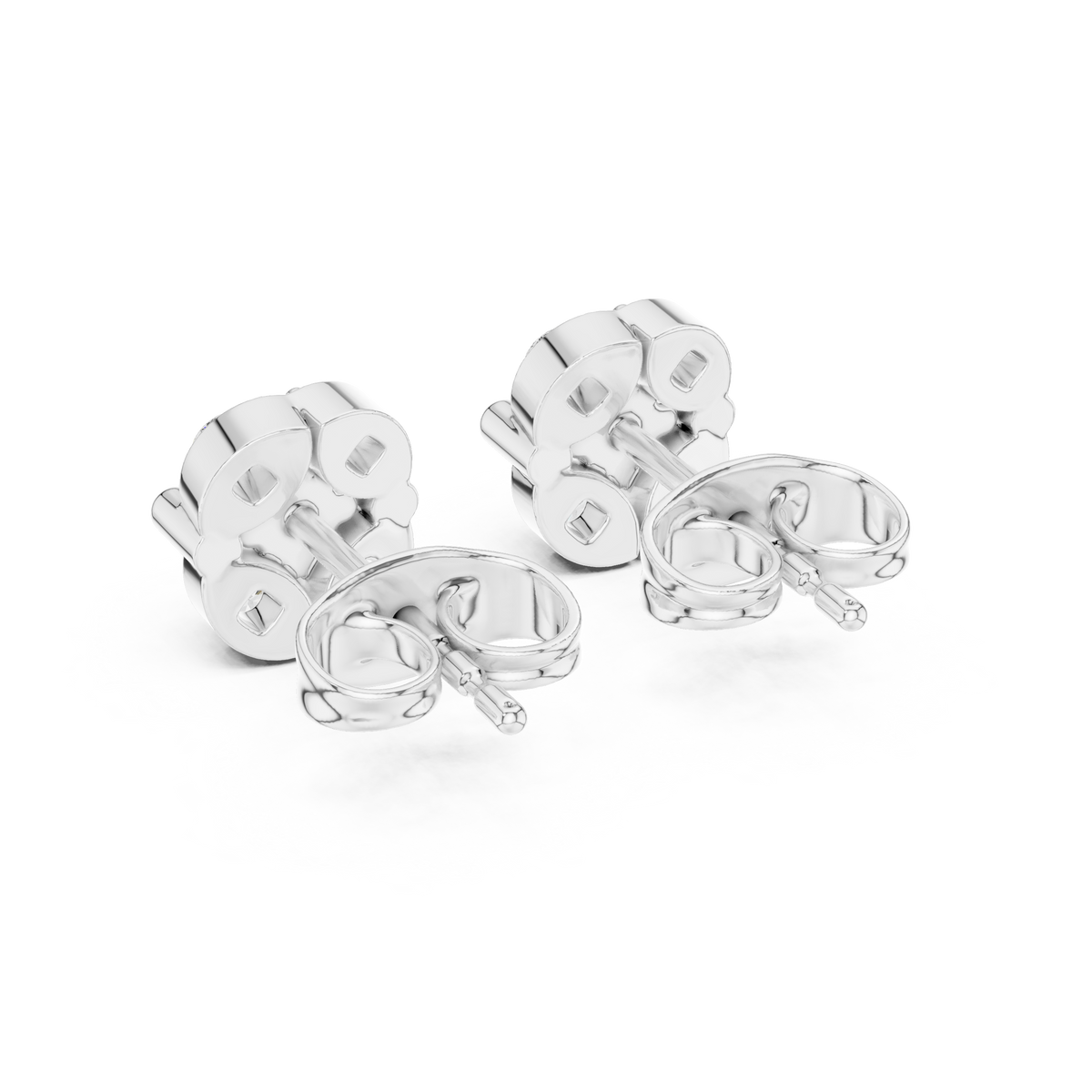 Fivefold Floral Frame Diamond Studs