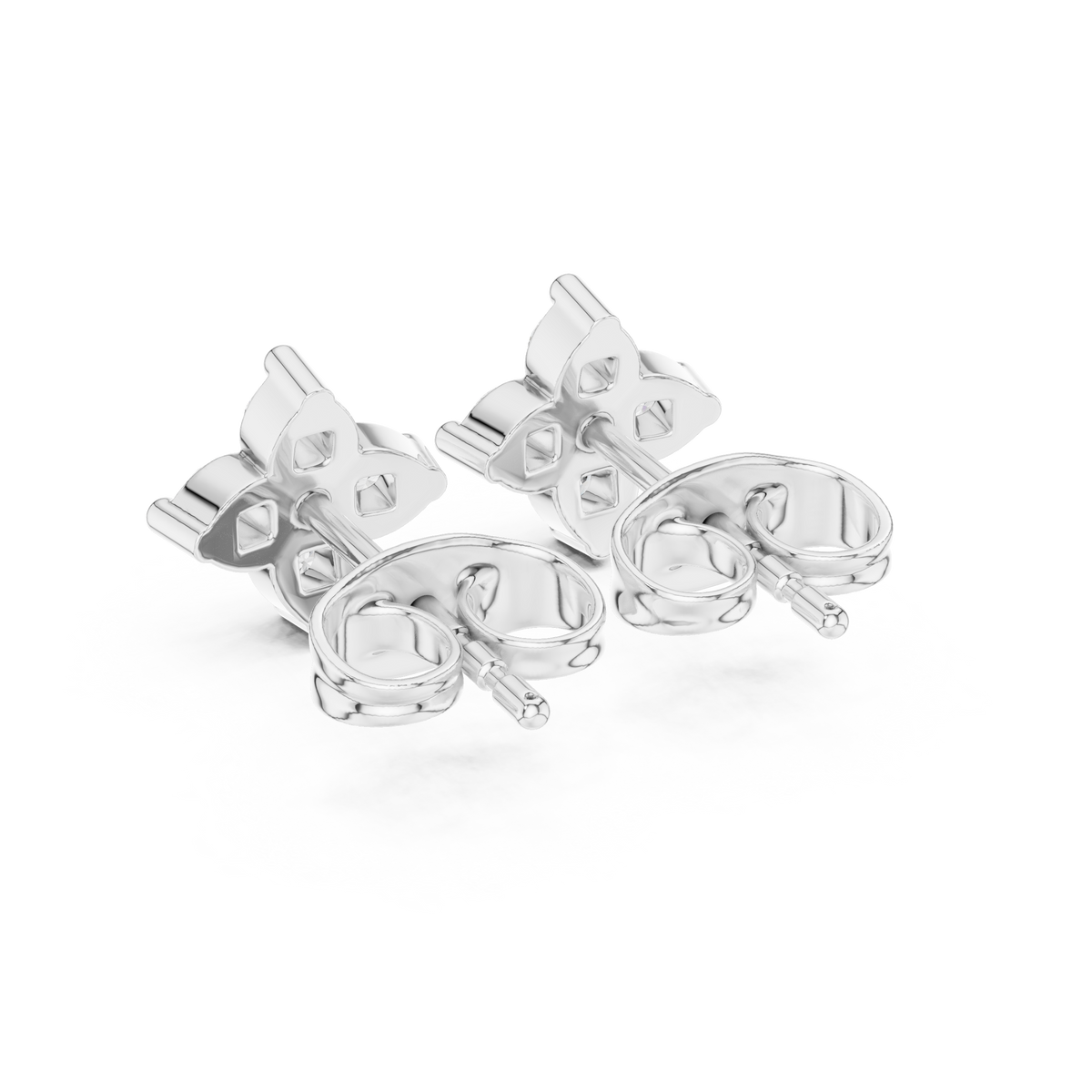 Four Petal Radiance Diamond Studs