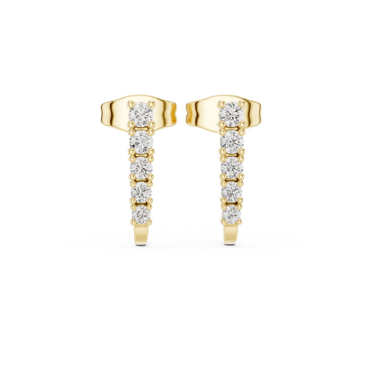Elegant Linear Cascade Diamond Drops
