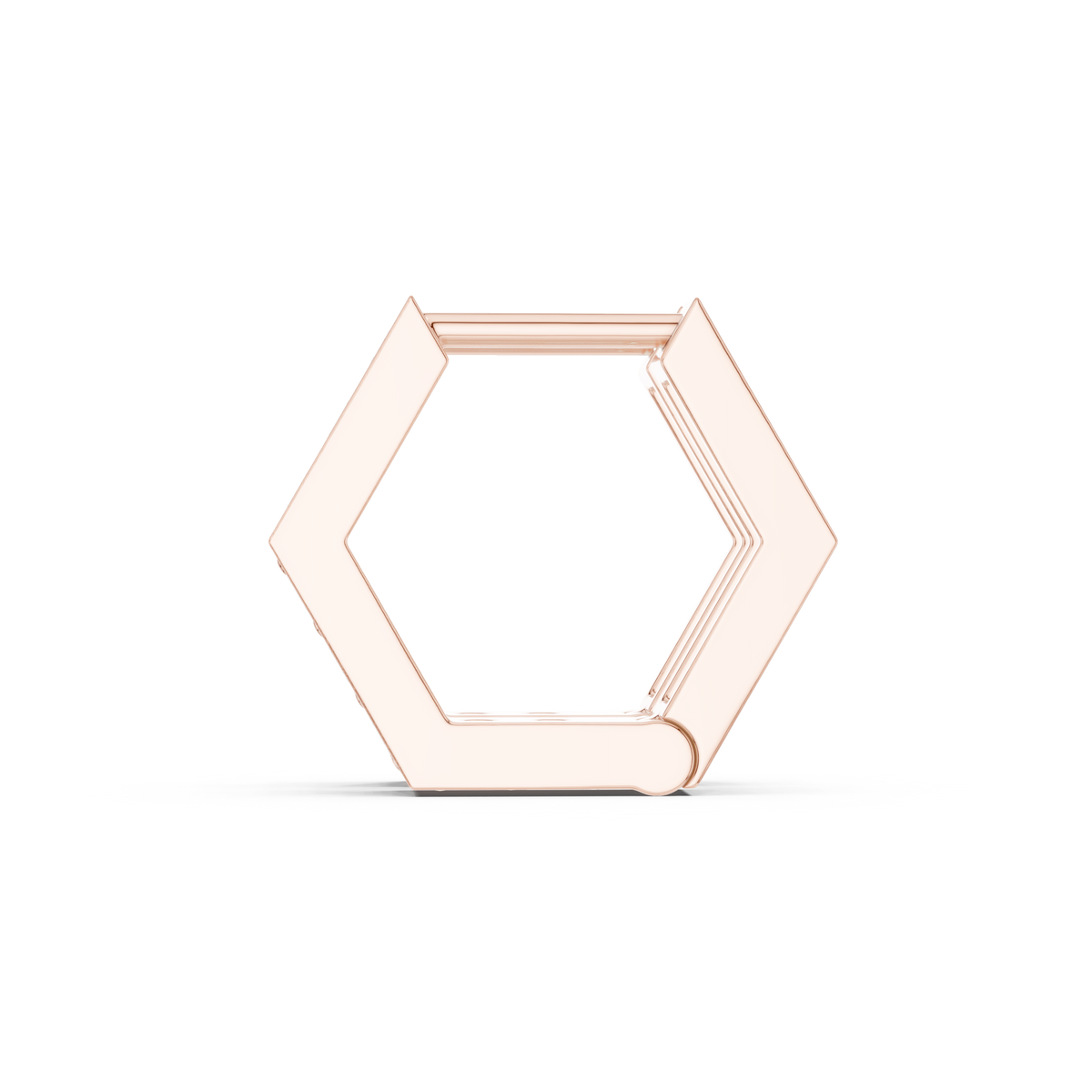 Regal Double Row Diamond Huggies