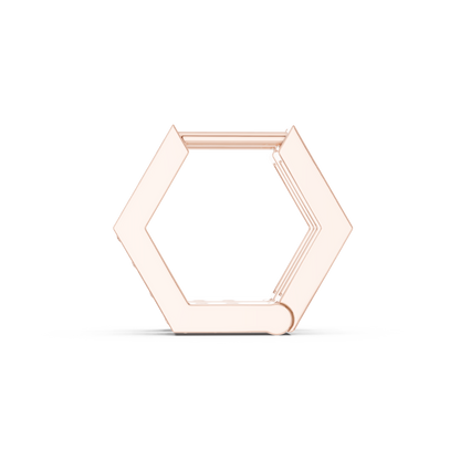 Regal Double Row Diamond Huggies