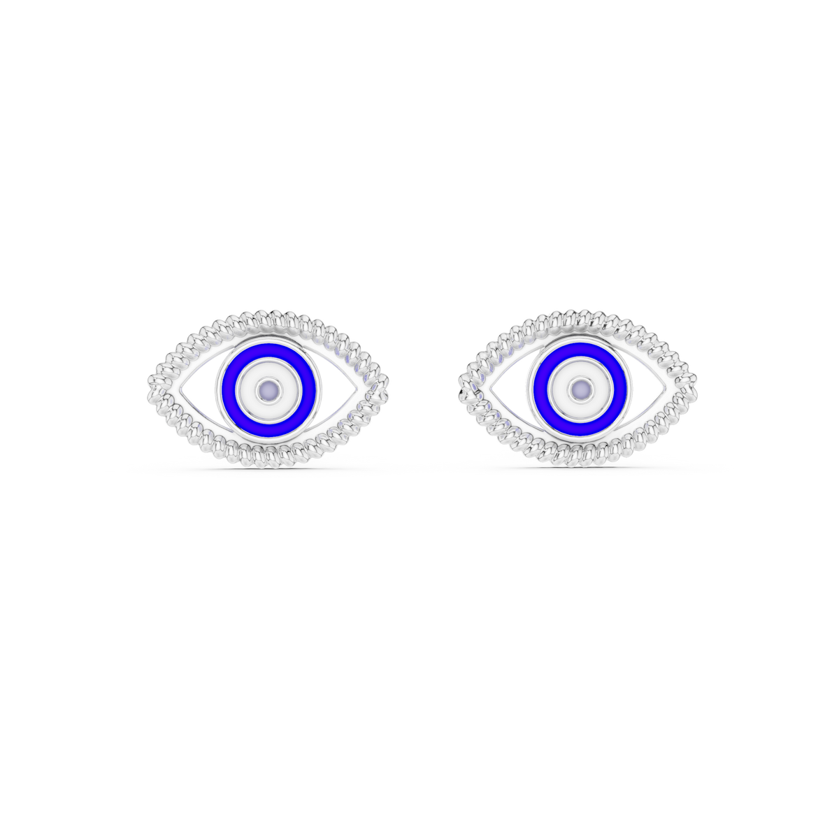 Elegant Evil Eye Studs
