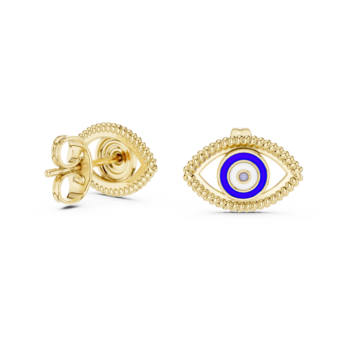 Elegant Evil Eye Studs
