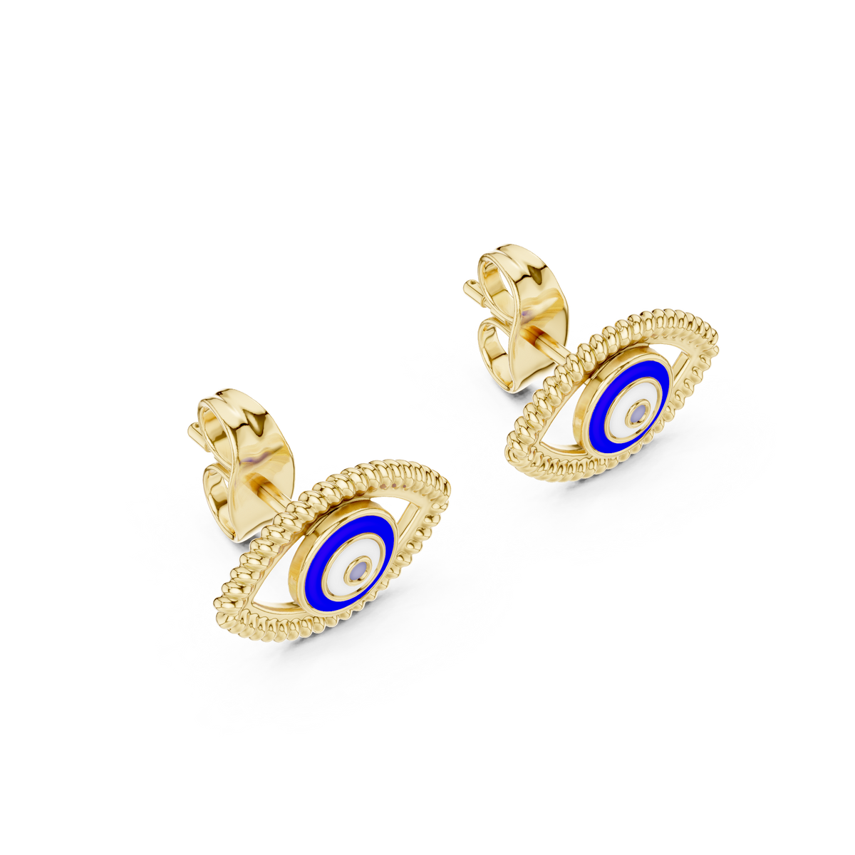 Elegant Evil Eye Studs