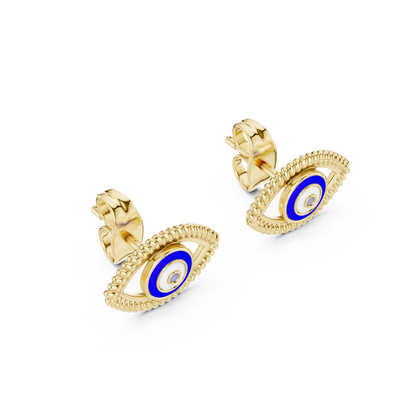 Elegant Evil Eye Studs