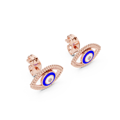 Elegant Evil Eye Studs