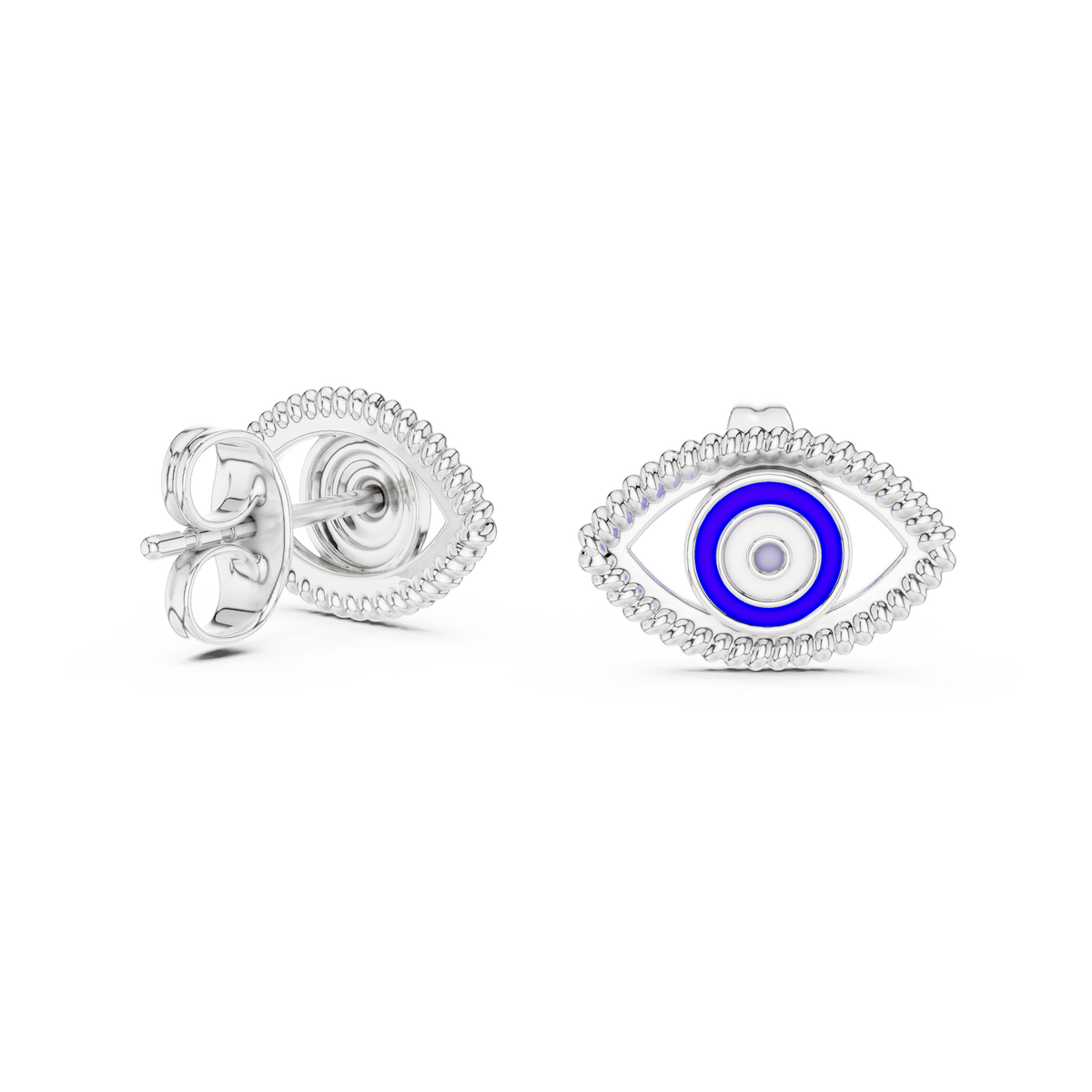 Elegant Evil Eye Studs