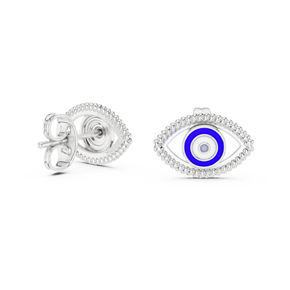 Elegant Evil Eye Studs