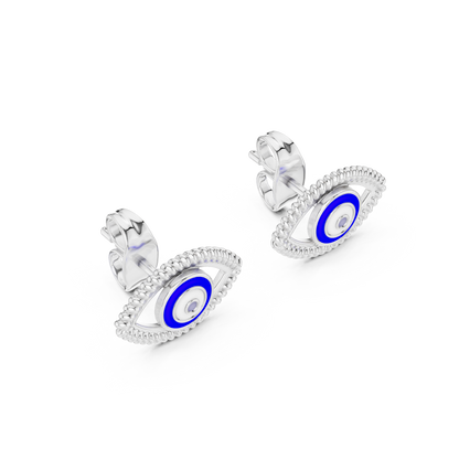 Elegant Evil Eye Studs