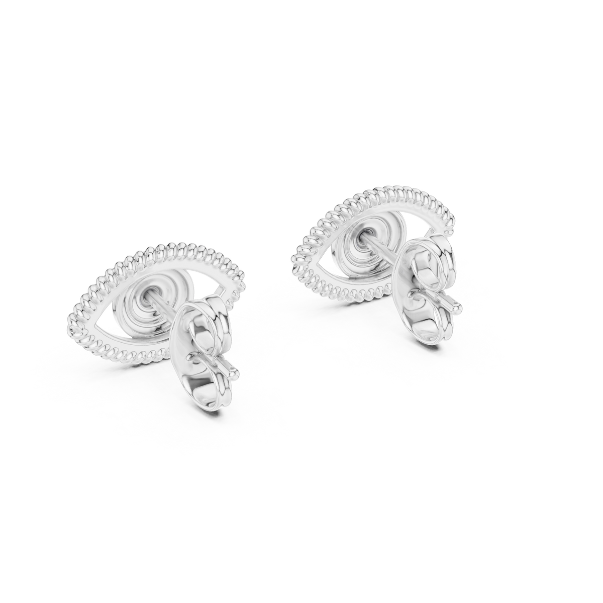 Elegant Evil Eye Studs