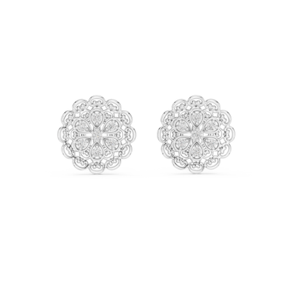 Regal Six Petal Filigree Studs