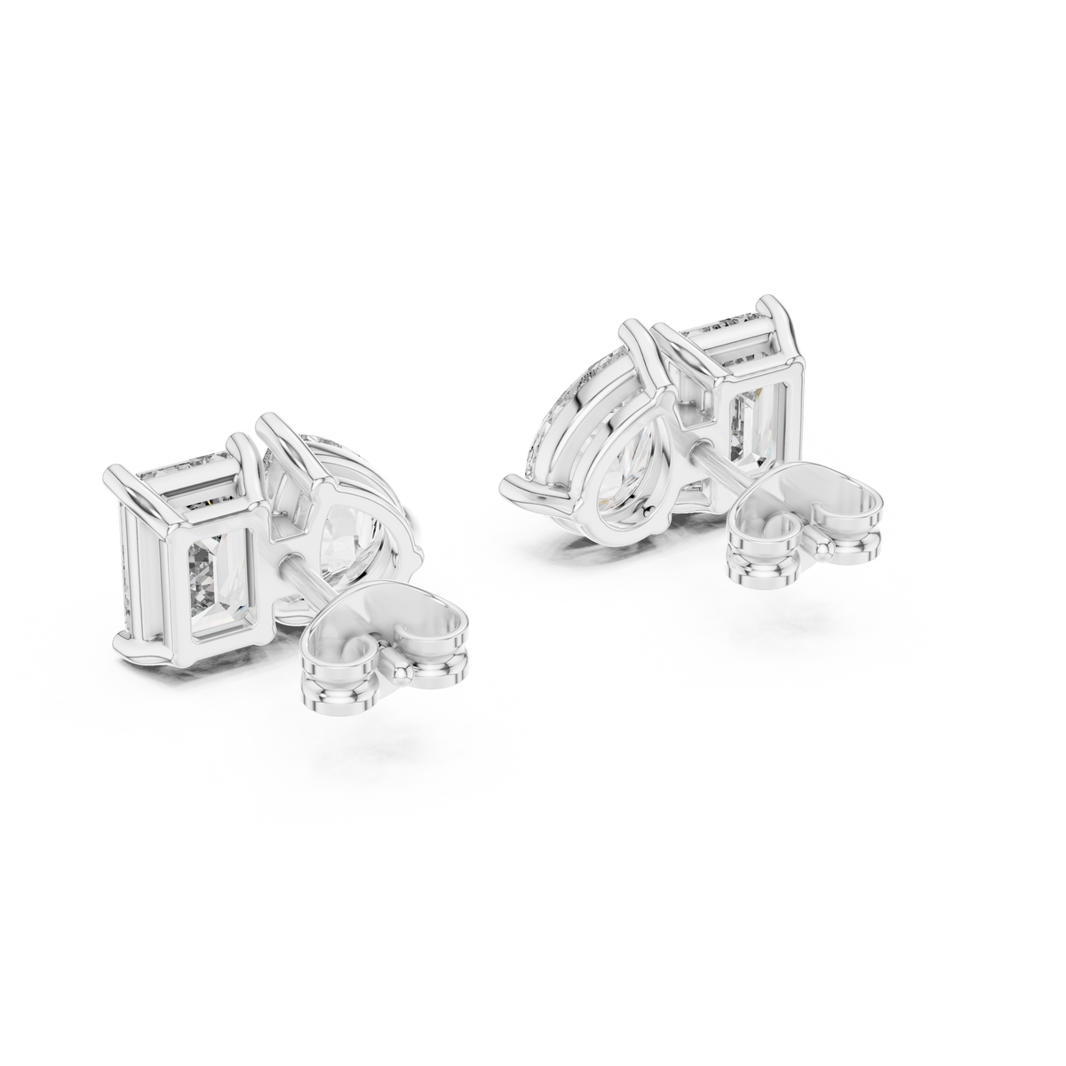Elvara Pear Emerald Toi Moi Studs