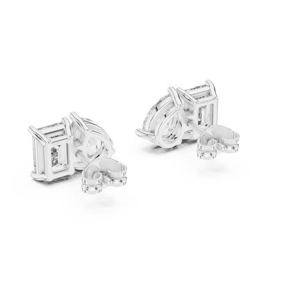 Elvara Pear Emerald Toi Moi Studs