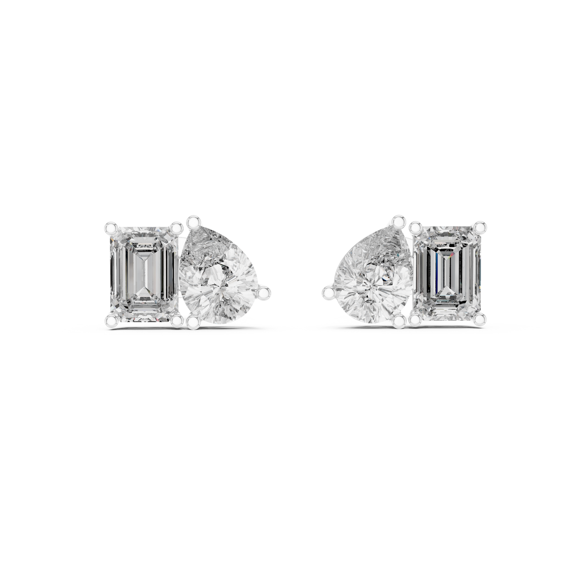 Elvara Pear Emerald Toi Moi Studs