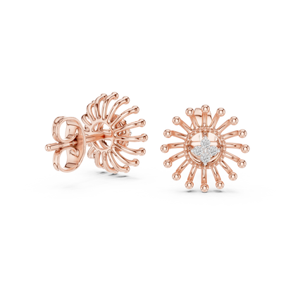 Radiant Sunray Bloom Studs
