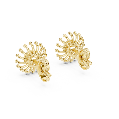 Radiant Sunray Bloom Studs