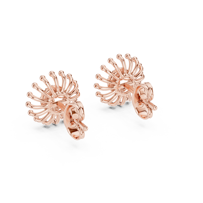 Radiant Sunray Bloom Studs