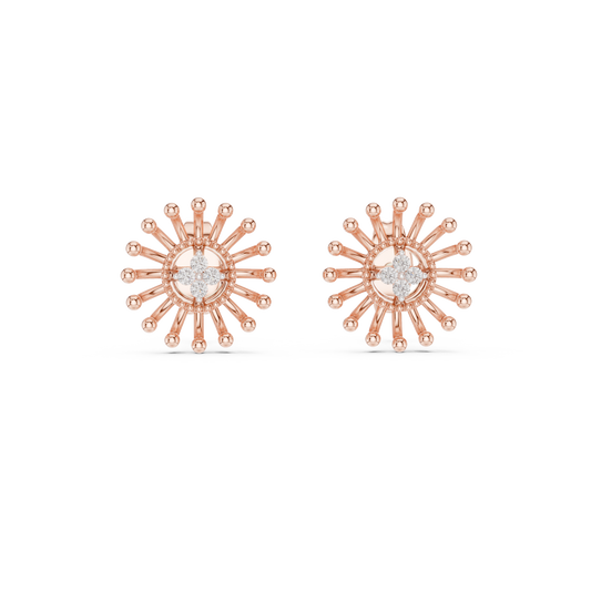 Radiant Sunray Bloom Studs