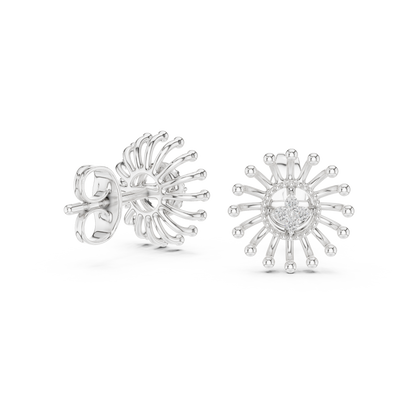 Radiant Sunray Bloom Studs