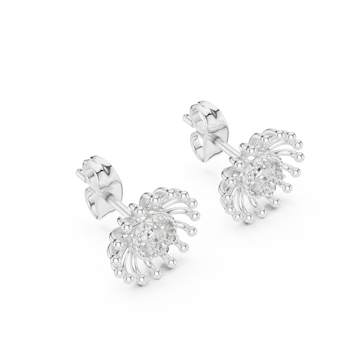Radiant Sunray Bloom Studs