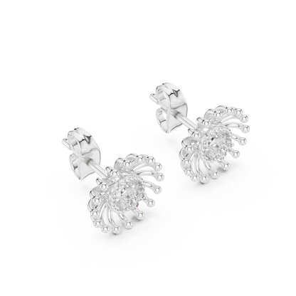 Radiant Sunray Bloom Studs