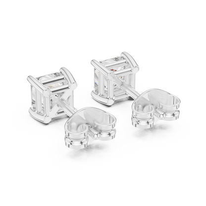 Zelvane Princess Diamond Sculpted Stud Earring