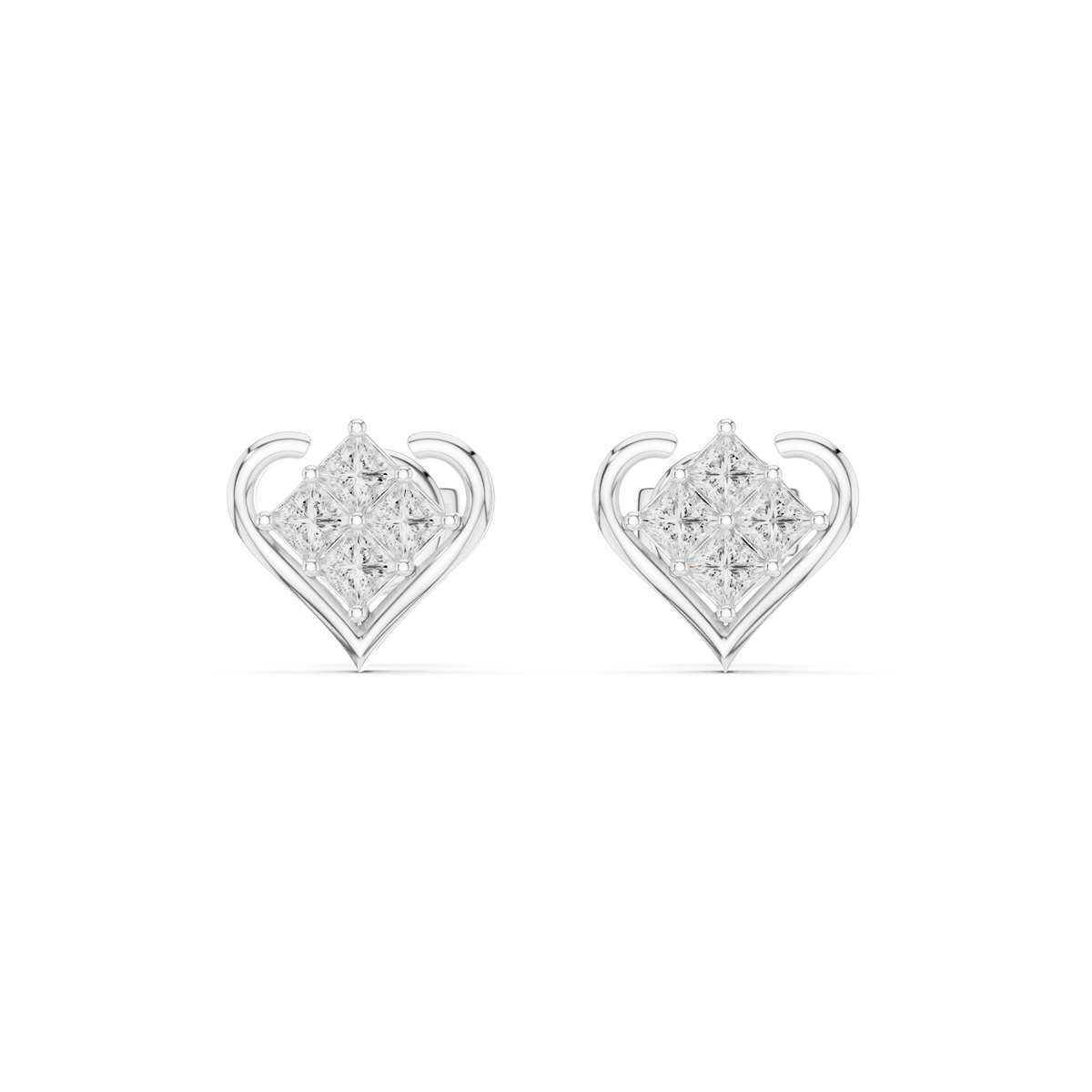 Lunavera Heartbound Cluster Studs