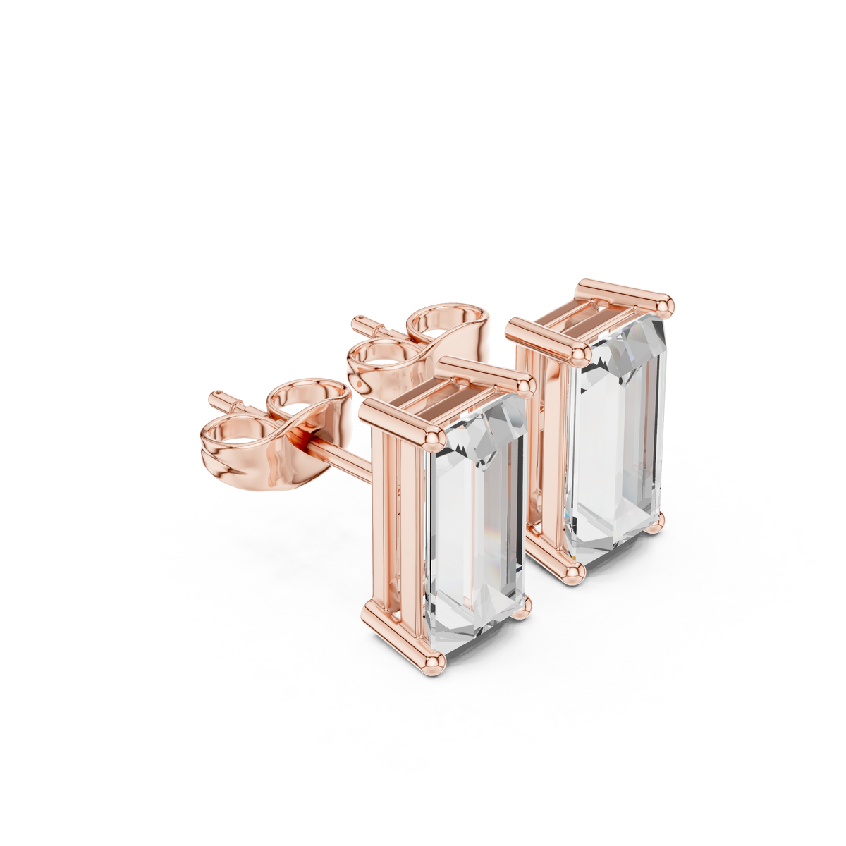 Virellan Baguette Radiance Studs