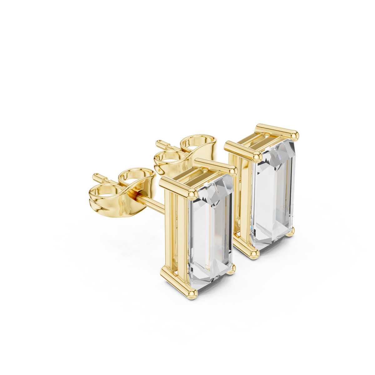 Virellan Baguette Radiance Studs