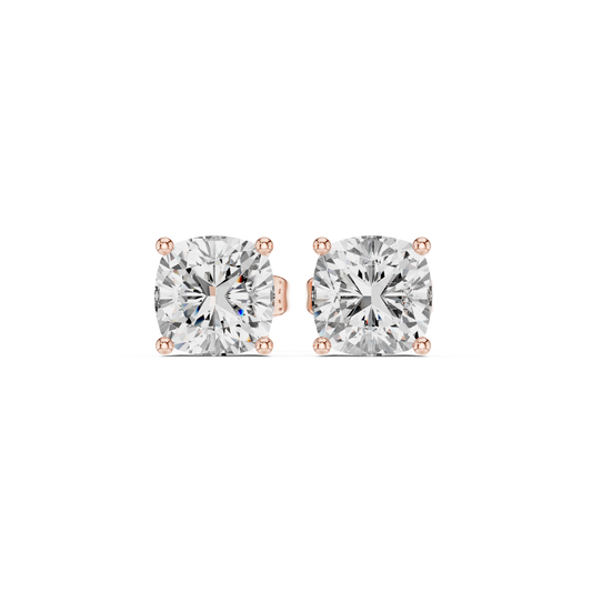 Velmora Cushion Diamond Frame Studs