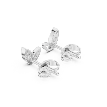 Liora Leaf Diamond Cluster Studs