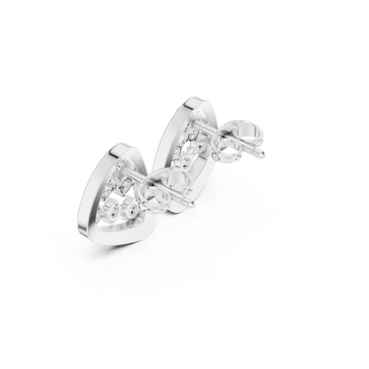 Serenna Triangular Diamond Frame Studs