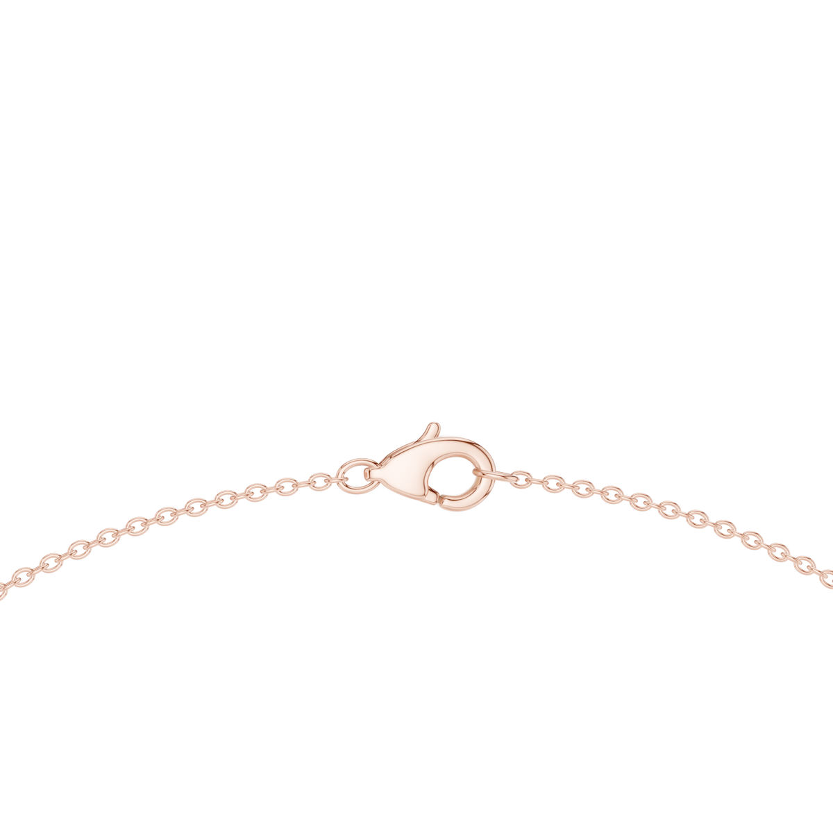 Avelora Oval Diamond Floral Necklace