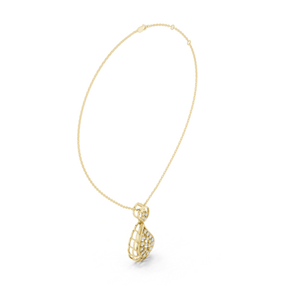 Celestial Cascade Sculpted Pendant