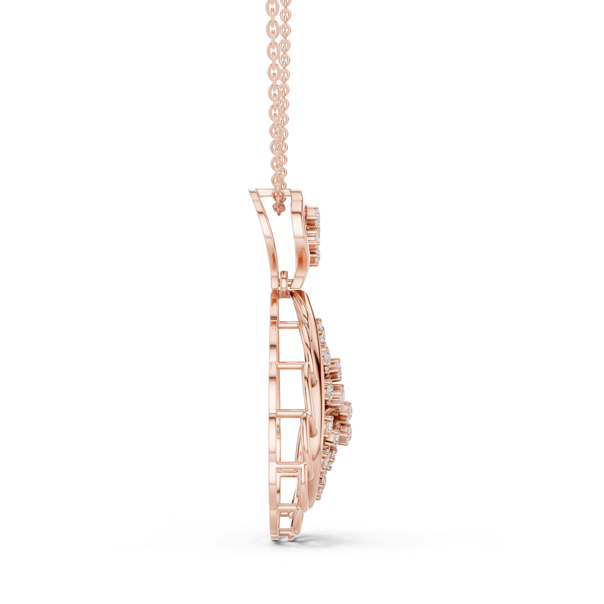 Celestial Cascade Sculpted Pendant