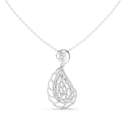 Celestial Cascade Sculpted Pendant