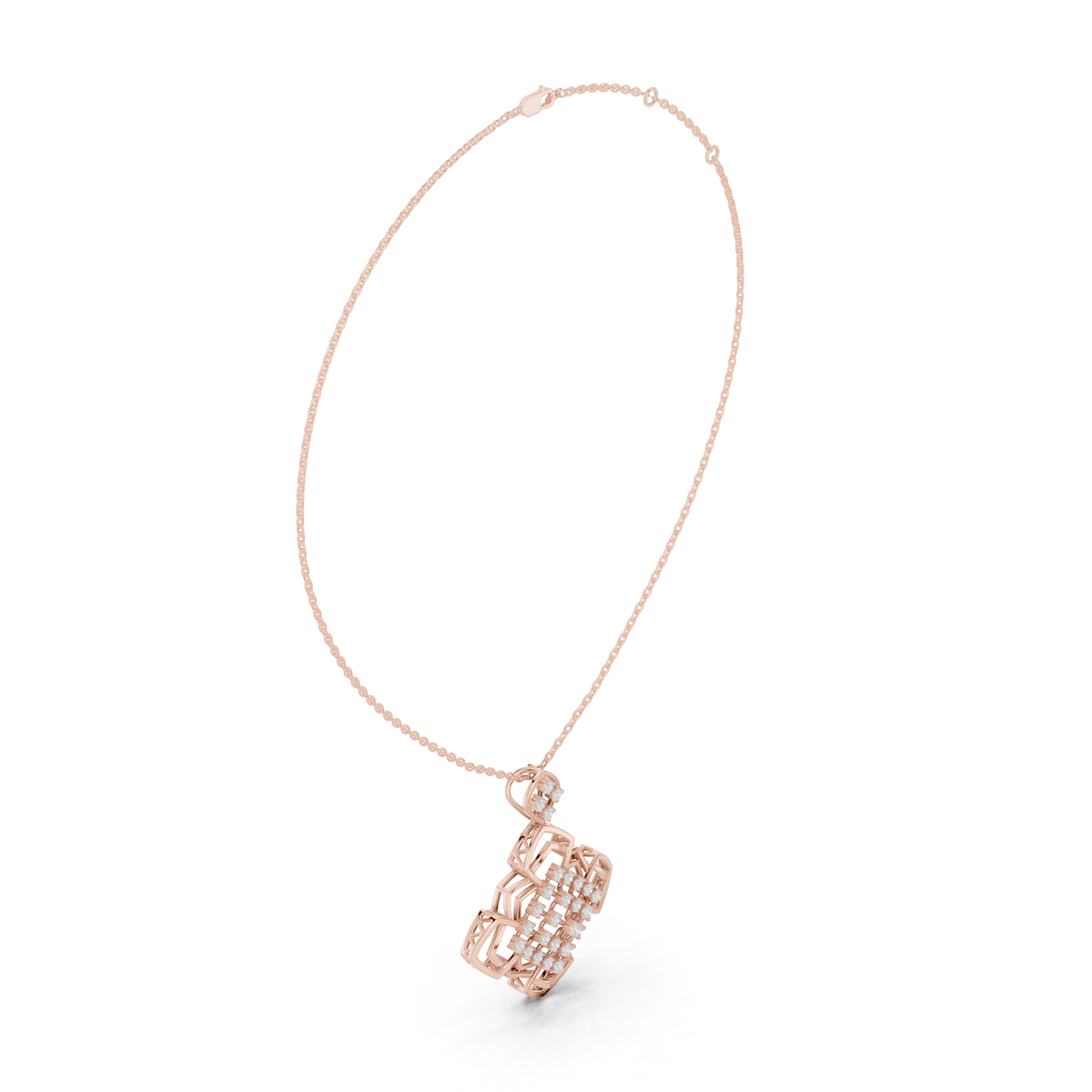 Ornate Geometric Floral Radiance Pendant