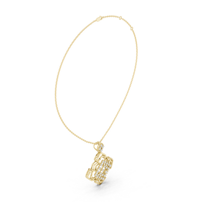 Ornate Geometric Floral Radiance Pendant