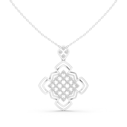 Ornate Geometric Floral Radiance Pendant