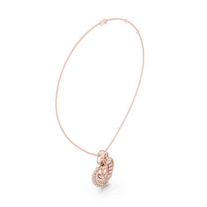 Intertwined Heart Radiance Pendant