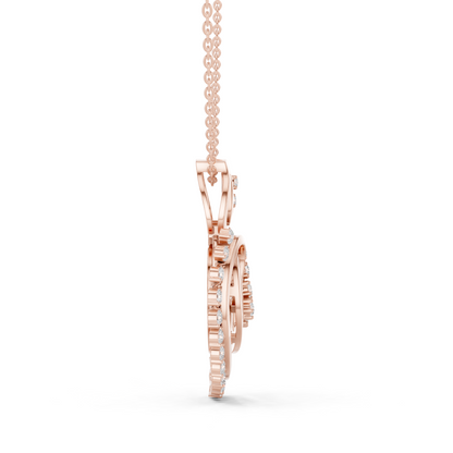 Intertwined Heart Radiance Pendant