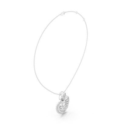 Intertwined Heart Radiance Pendant