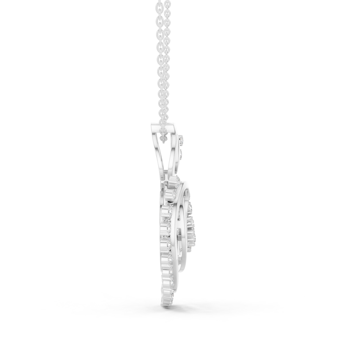 Intertwined Heart Radiance Pendant
