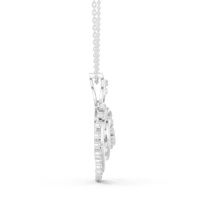 Intertwined Heart Radiance Pendant